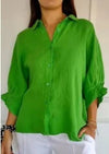 Everyday Tie-Back Lightweight Comfort Blouse