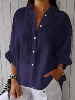 Everyday Tie-Back Lightweight Comfort Blouse