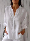 Everyday Tie-Back Lightweight Comfort Blouse