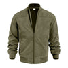 Classic Suede Bomber Jacket