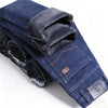 Warm Lined Straight-Leg Jeans