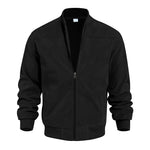 Classic Suede Bomber Jacket