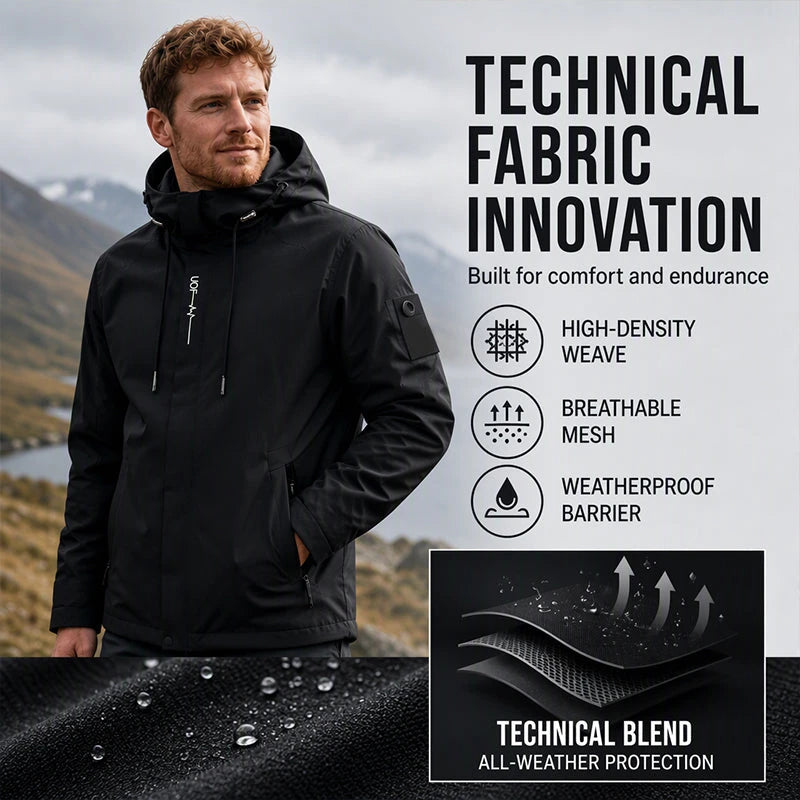 Waterproof Hooded Rain Jacket