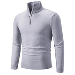 Quarter Zip Mock Neck Sweater