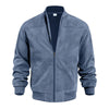 Classic Suede Bomber Jacket