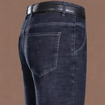 Warm Lined Straight-Leg Jeans