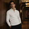 Quarter Zip Mock Neck Sweater