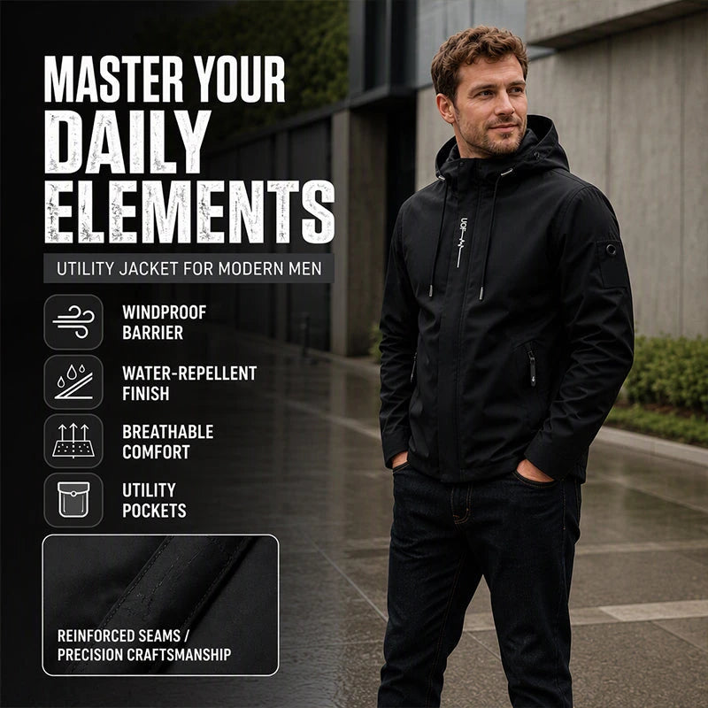 Waterproof Hooded Rain Jacket