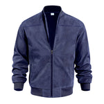 Classic Suede Bomber Jacket