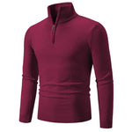 Quarter Zip Mock Neck Sweater