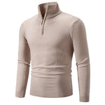 Quarter Zip Mock Neck Sweater