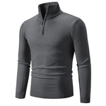 Quarter Zip Mock Neck Sweater