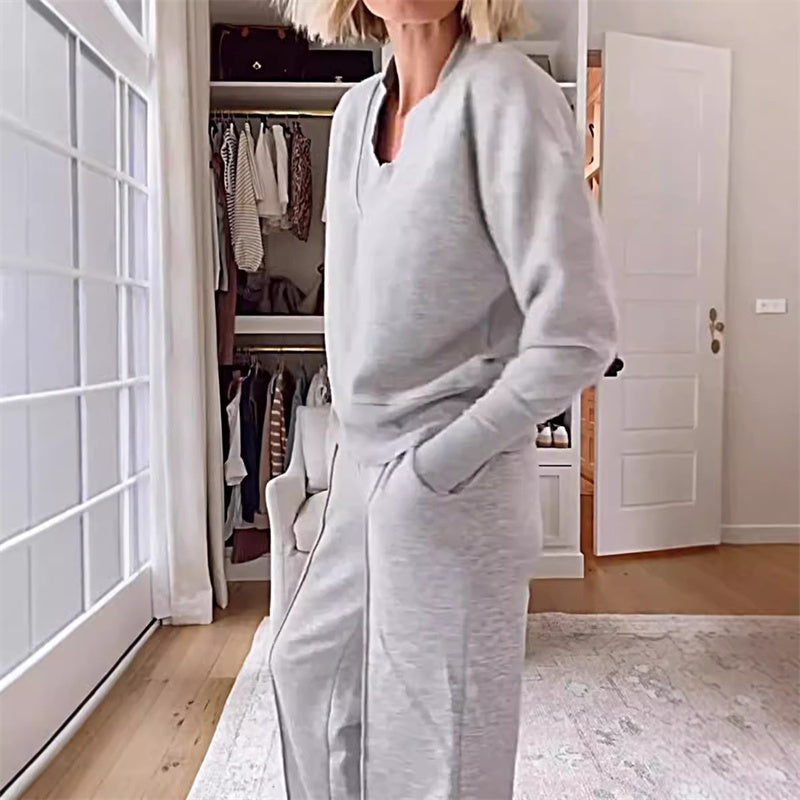 Chic V-Neck Outfit