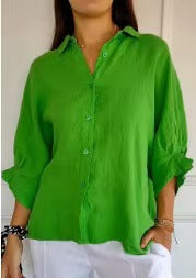 Everyday Tie-Back Lightweight Comfort Blouse